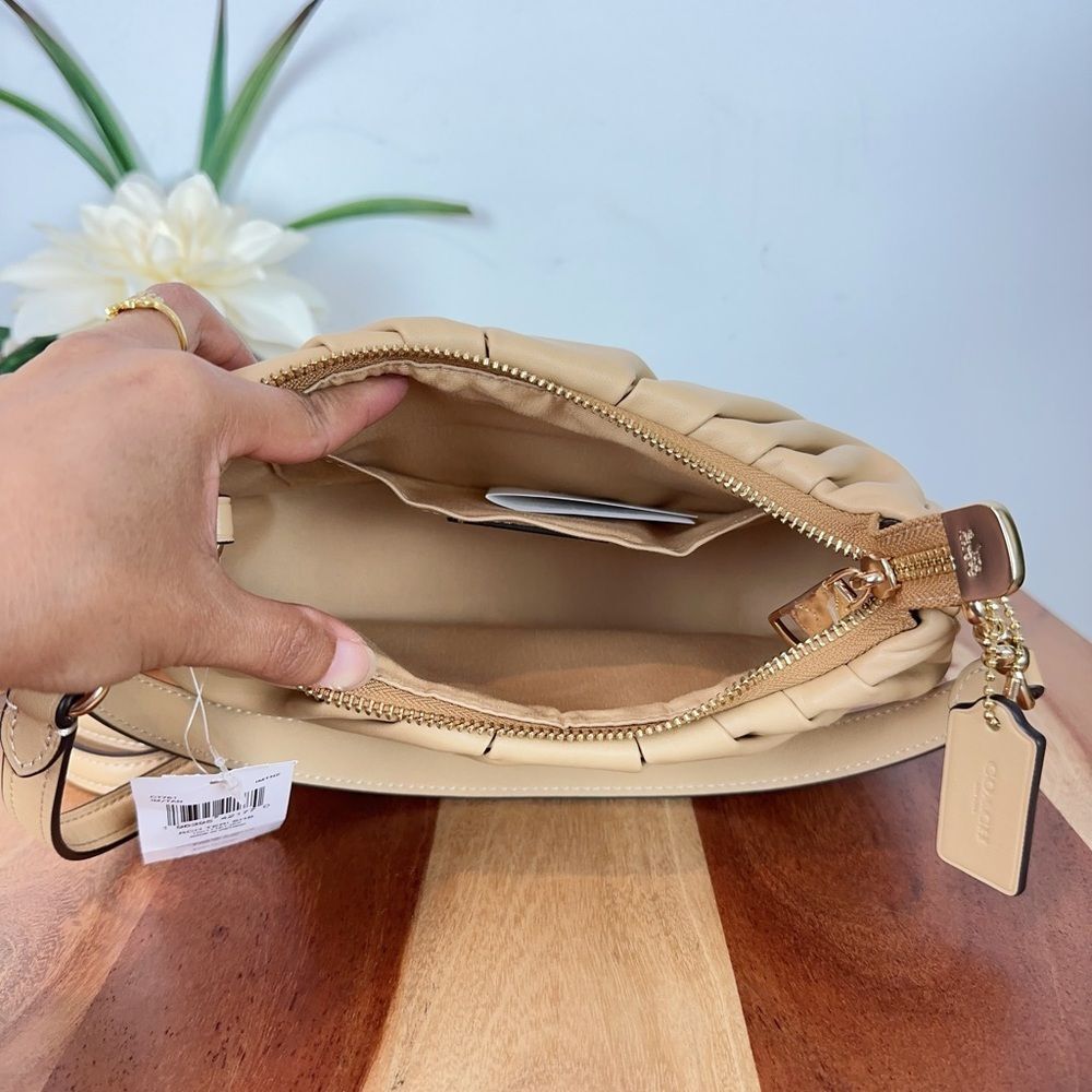 NWT Coach Teri Shoulder Bag With Ruching - Picture 11 of 11